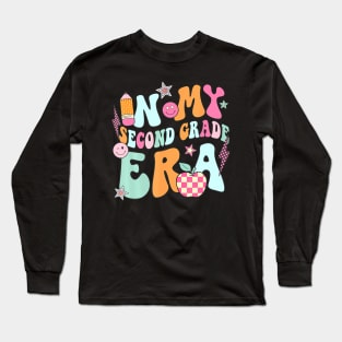 In My Second Grade Era Back To School Retro Groovy 2nd Long Sleeve T-Shirt